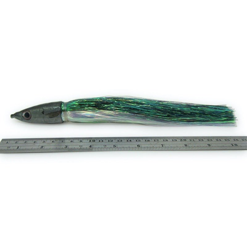 Niiyama Lures-Niiyama Lures 9" Silver Opelu Flashabou Skirting - New Old Stock-New Lures