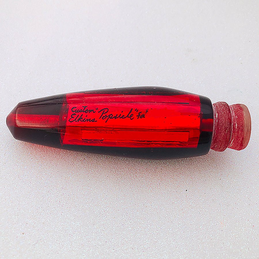 Steve Elkins-Rare Steve Elkins Lure - 14 Inch Popsicle - Red - Like New-Used Lures