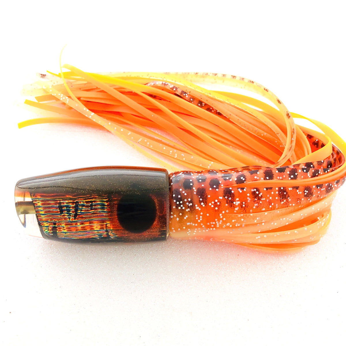 Coggin Lures-Steve Coggin Lures Copalure 45 Root Beer Floot Dichro 12 inch Plunger Skirted - New-New Lures