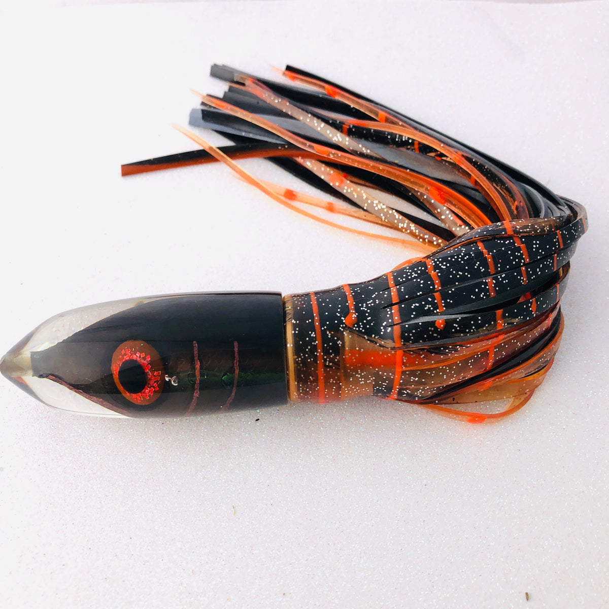 Tsutomu Lures-Tsutomu Lures 12" Bullet - Root Beer - Skirted Like New-New Lures
