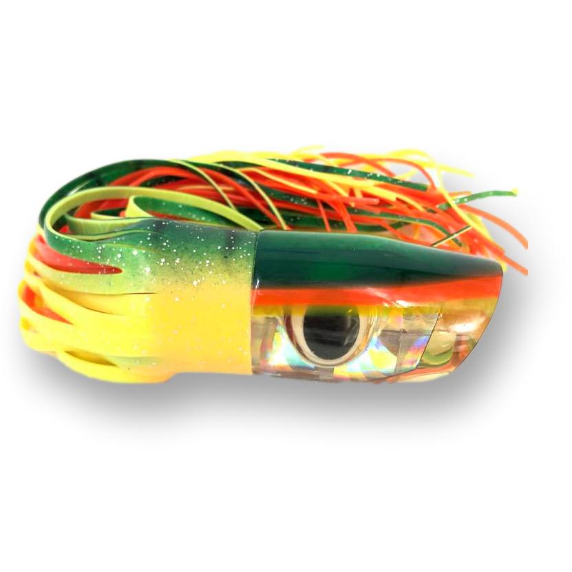 Williamson Lures-Vintage Williamson Lures Green 15" Plunger Skirted - Like New-Fishing Baits & Lures