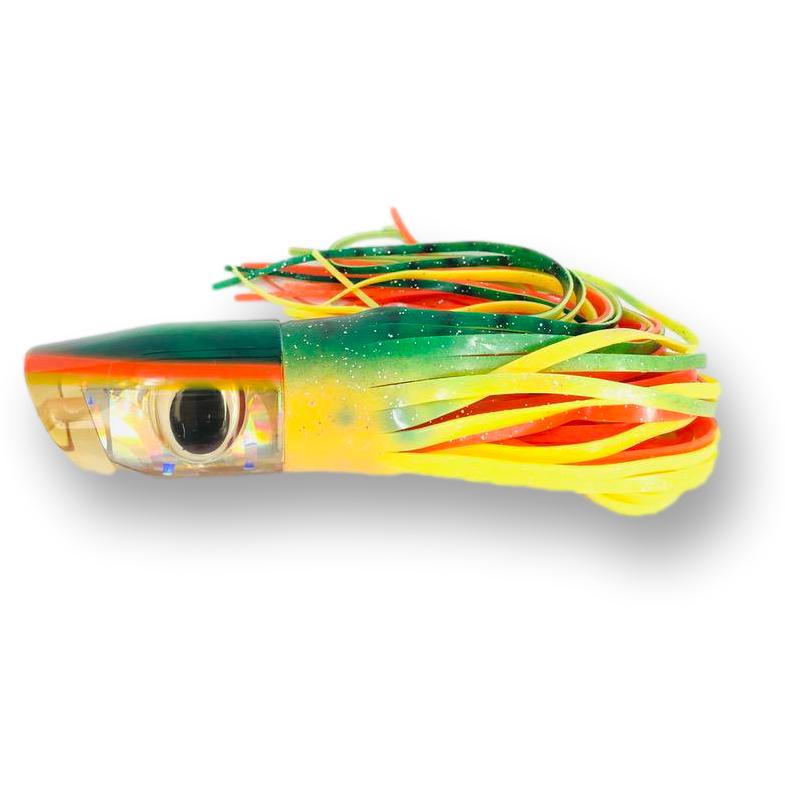 Williamson Lures-Vintage Williamson Lures Green 15" Plunger Skirted - Like New-Fishing Baits & Lures