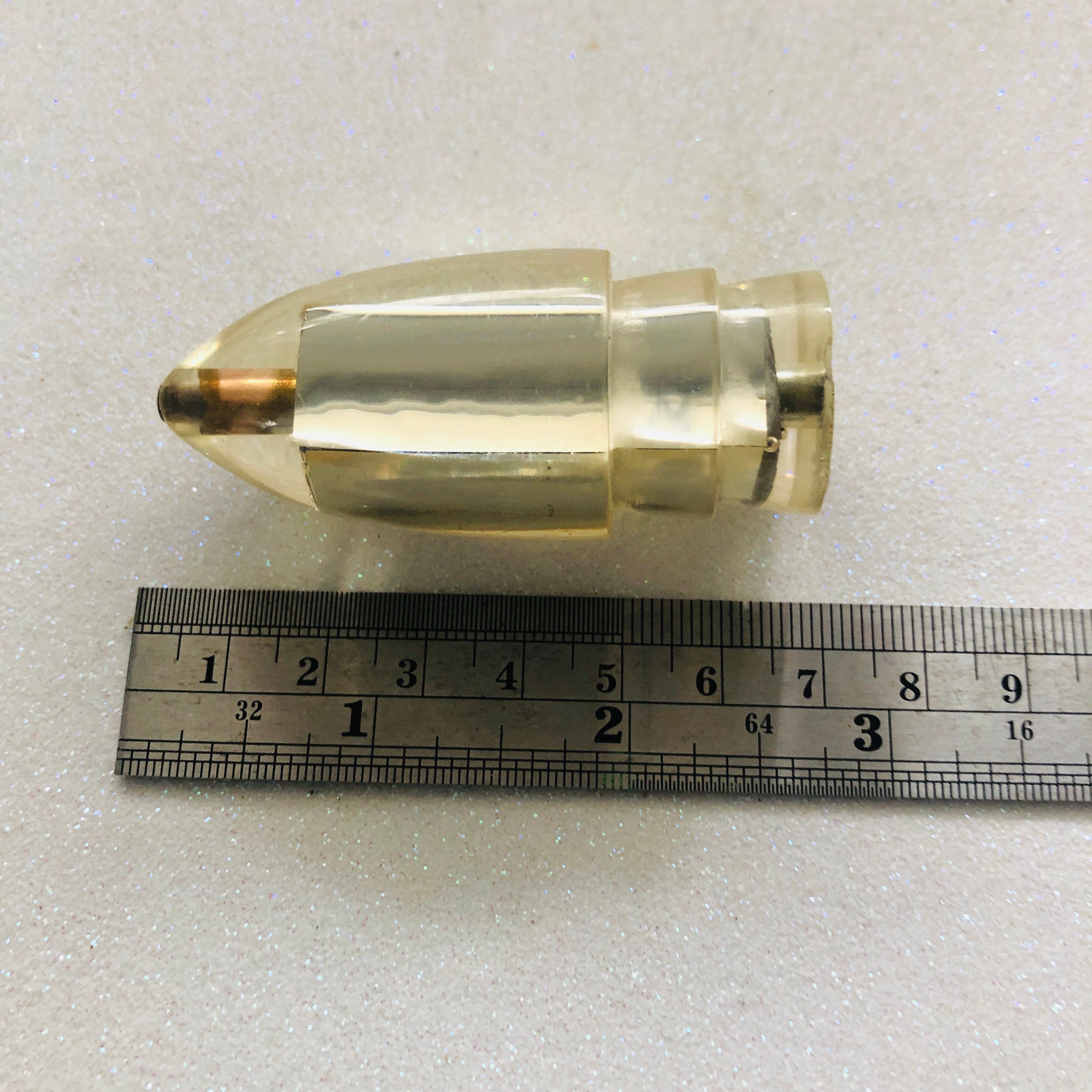 Wes Leslie 9 inch Mirrored Bullet - Saltwater Lure - Used Wes