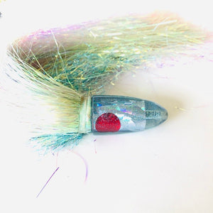 Tantrum Lures Small Bullet  8.5"  in Flashabou Pre-Owned - Light Saltwater Tackle