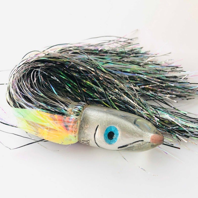 Tsutomu Lures 9 Fish Head Bullet Swatted! Flashabou Tsutomu Lures