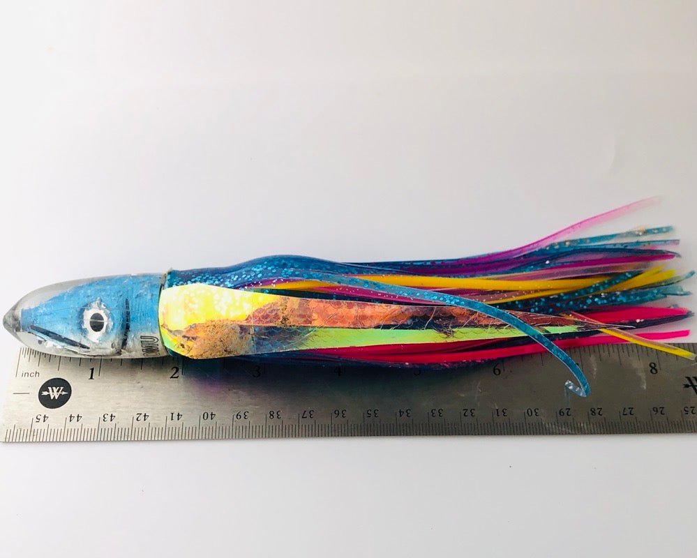 Tsutomu Lures-Tsutomu Lures Ahi Bullet - 8 inch -Excellent Abused Condition-Used Lures