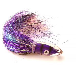 Tsutomu Lures Ahi Bullet - 9 inch Flashabou  -Excellent Abused Condition